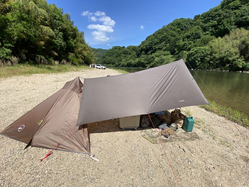 軽くて小さいUL好きな人へ。DD SuperLight Tarp スーパーライト タープ